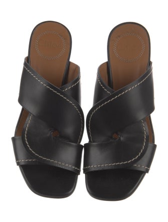 Chloé Leather Slides