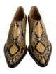 Chloé Leather Animal Print Boots