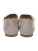 Chloé Suede Scalloped Accent Ballet Flats
