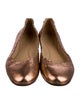 Chloé Leather Scalloped Accent Ballet Flats