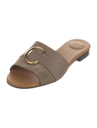 Chloé Leather Slides