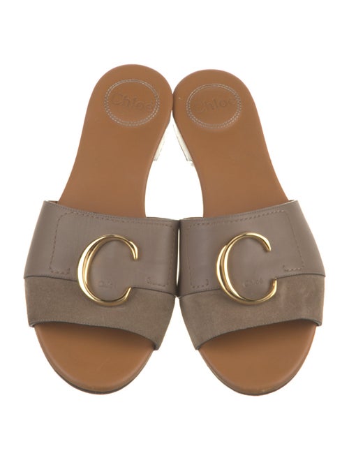 Chloé Leather Slides