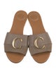 Chloé Leather Slides