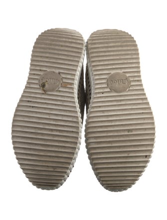 Chloé Whipstitch Trim Sneakers