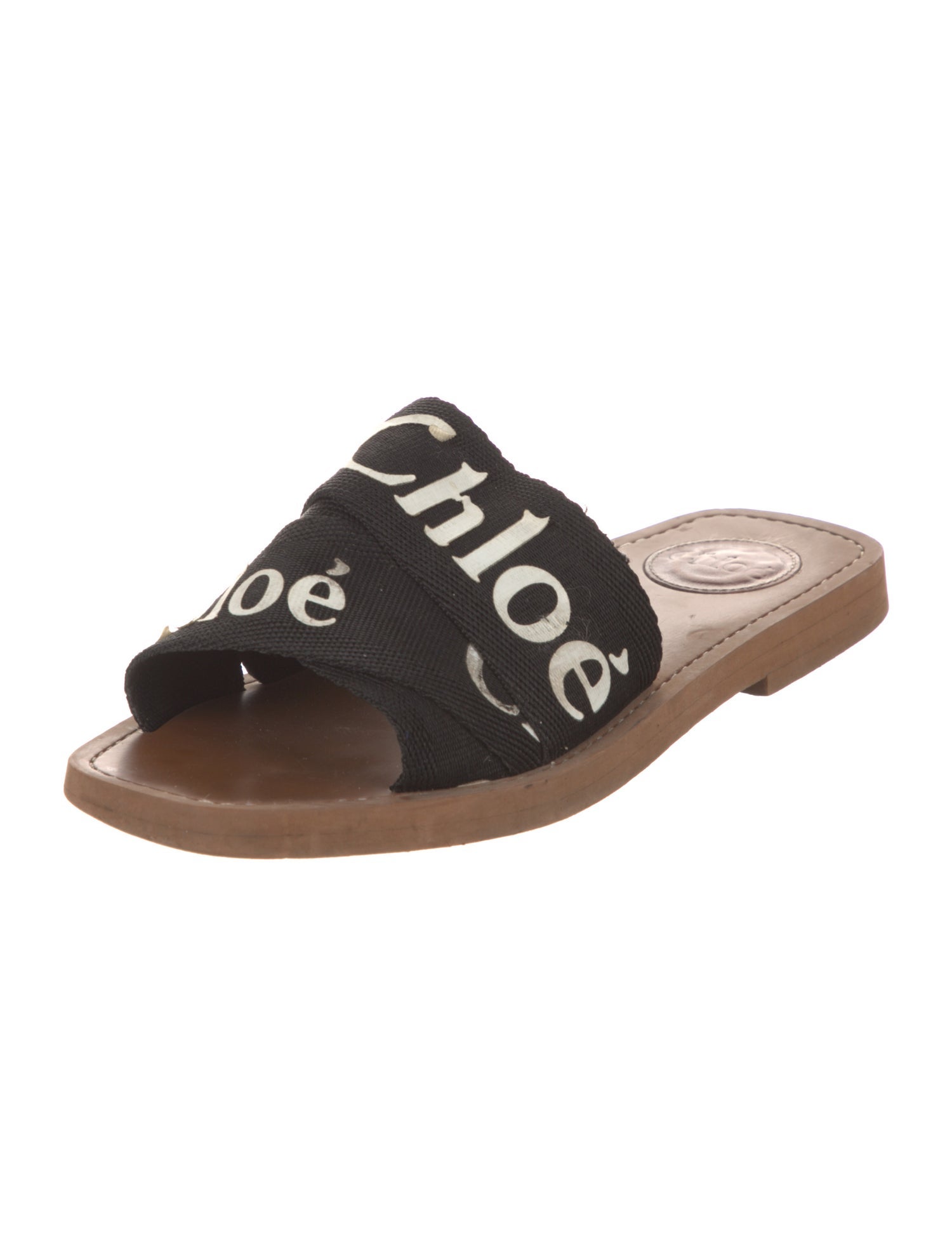 Chloé Canvas Printed Slides