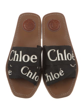 Chloé Canvas Printed Slides
