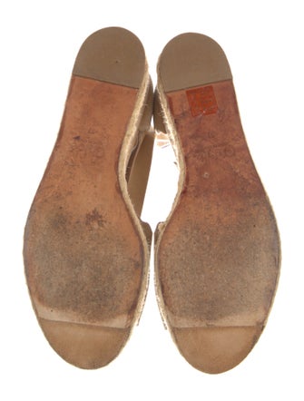 Chloé Suede Scalloped Accent Espadrilles