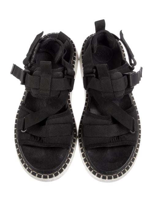 Chloé Colorblock Pattern Slingback Sandals