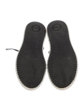 Chloé Colorblock Pattern Slingback Sandals