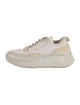 Chloé Leather Mesh Accents Sneakers