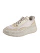 Chloé Leather Mesh Accents Sneakers