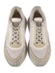 Chloé Leather Mesh Accents Sneakers
