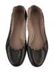 Chloé Leather Scalloped Accent Ballet Flats