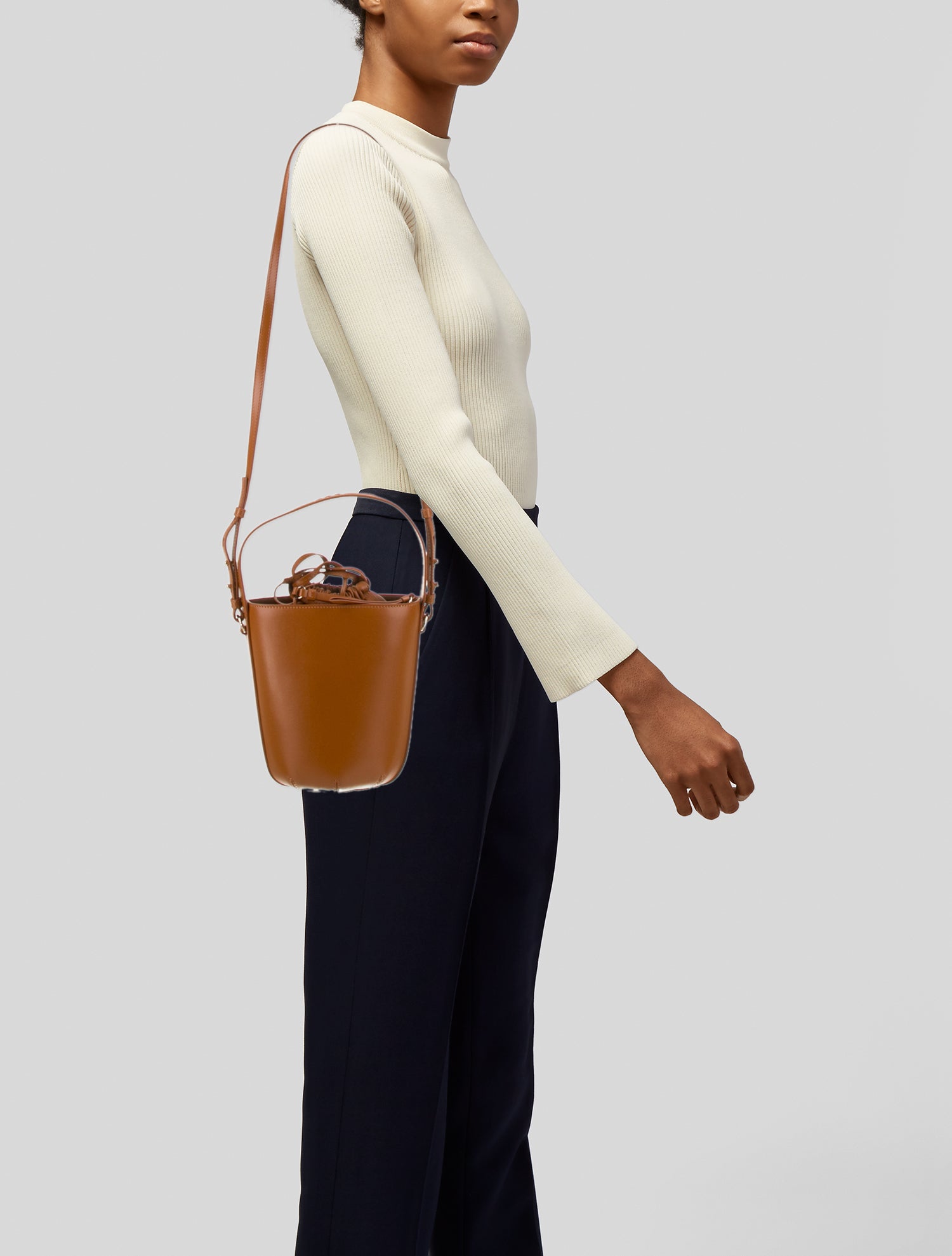 Chloé Leather Bucket Bag