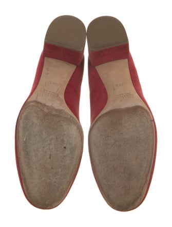 Chloé Suede Scalloped Accent Pumps