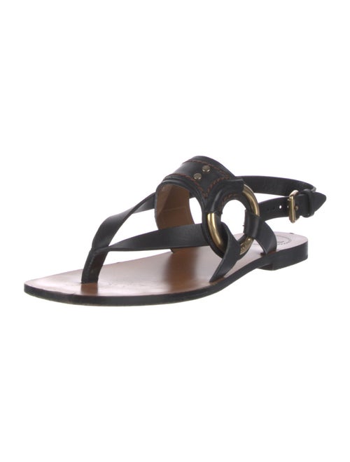 Chloé Leather Slingback Sandals