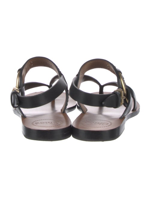 Chloé Leather Slingback Sandals