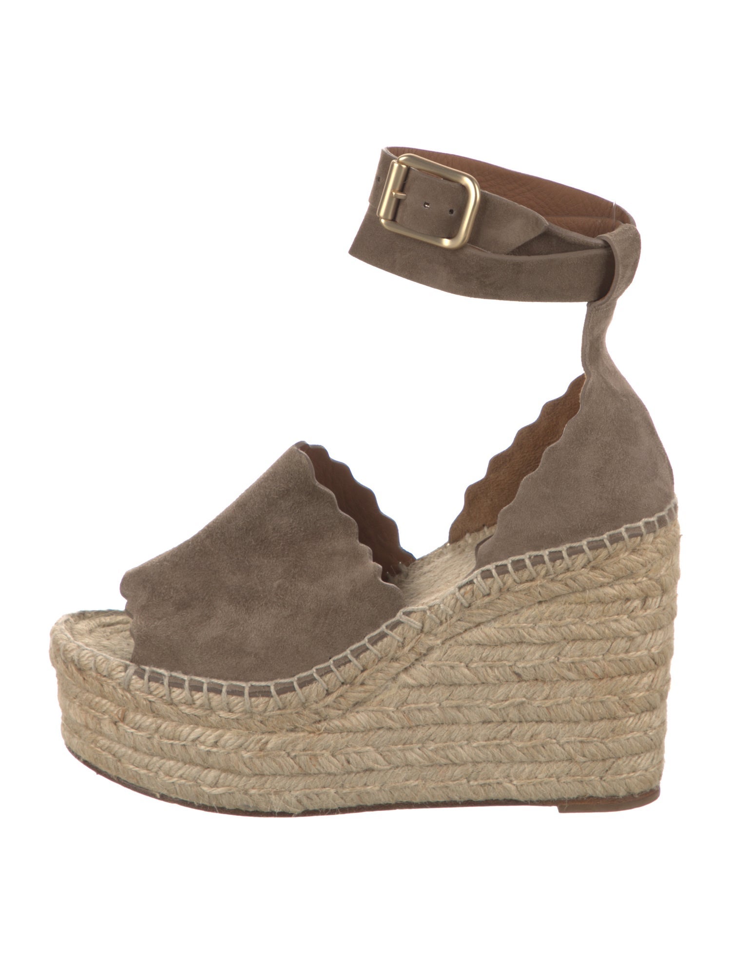Chloé Suede Espadrilles
