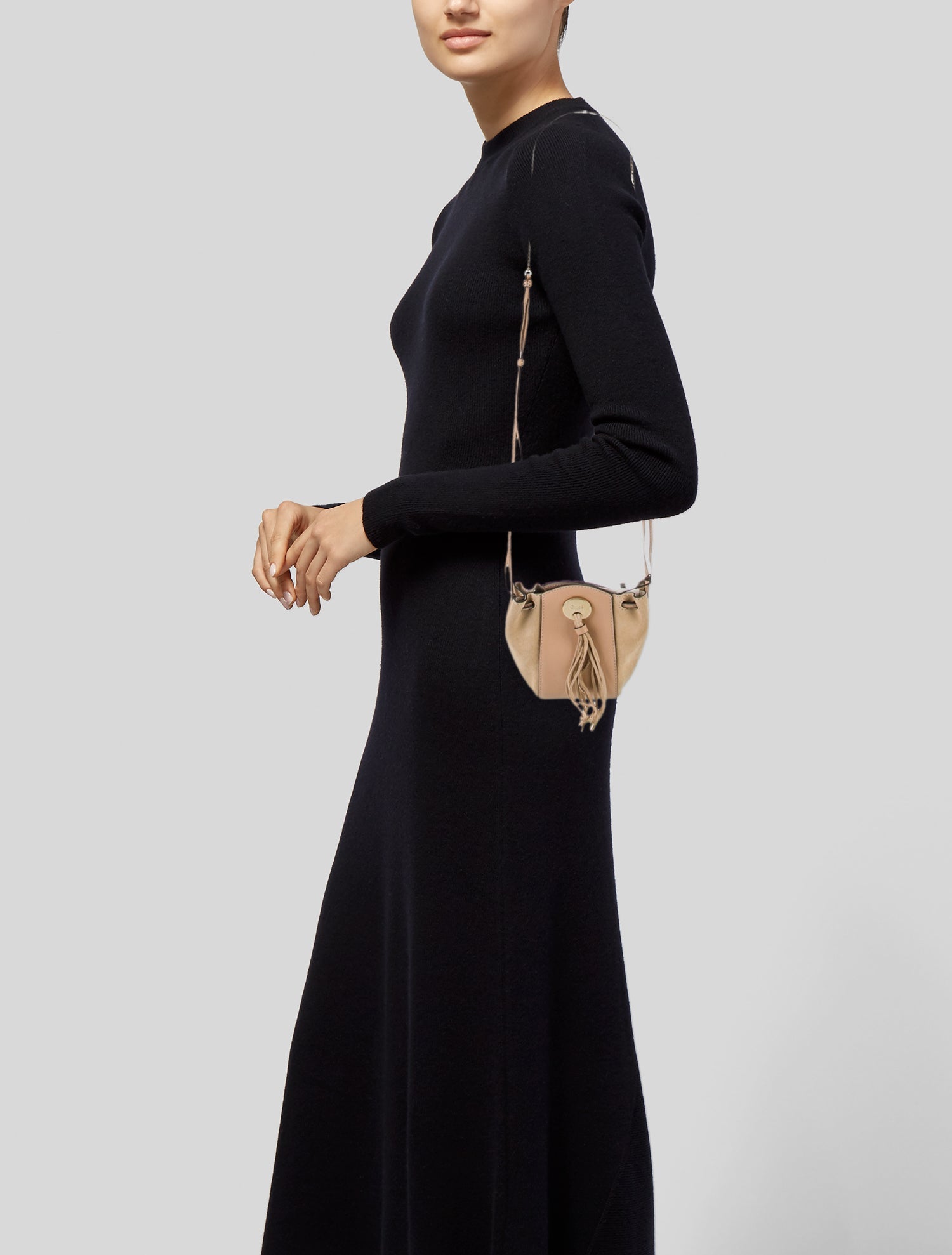 Chloé Leather Bucket Bag