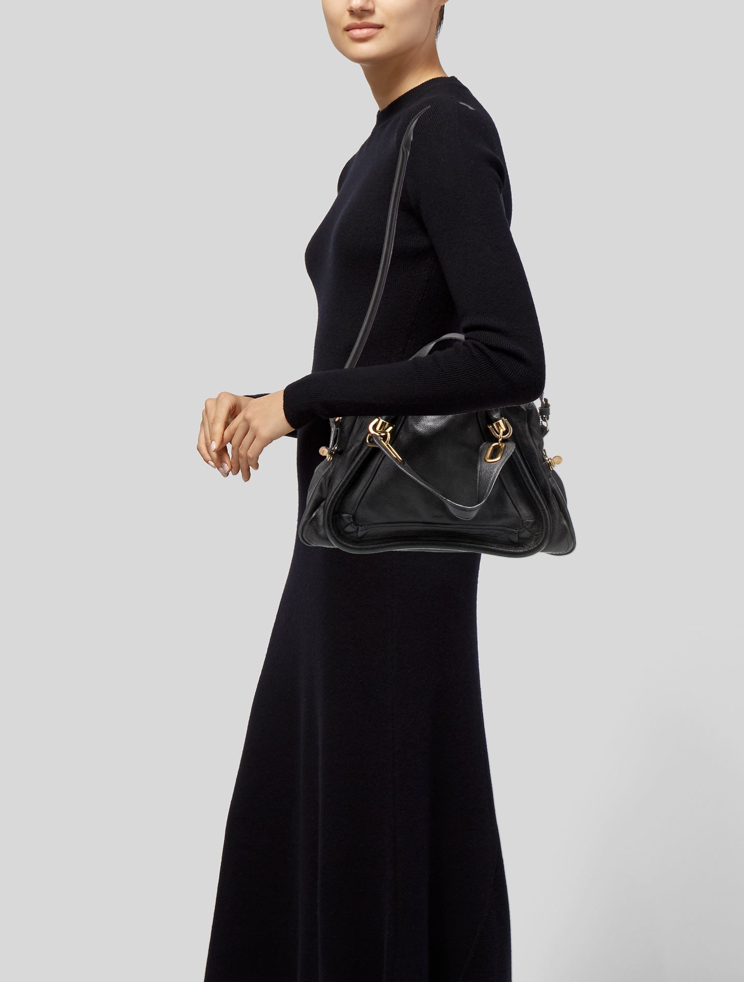 Chloé Leather Top Handle Bag