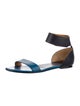 Chloé Leather Colorblock Pattern Sandals