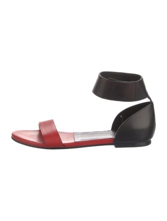 Chloé Leather Colorblock Pattern Sandals