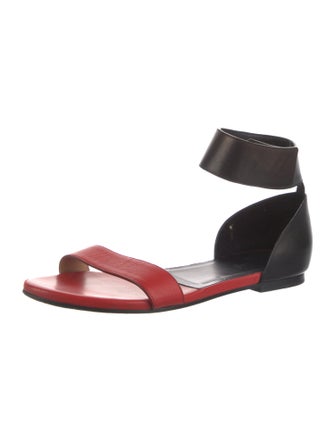 Chloé Leather Colorblock Pattern Sandals