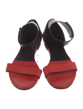 Chloé Leather Colorblock Pattern Sandals
