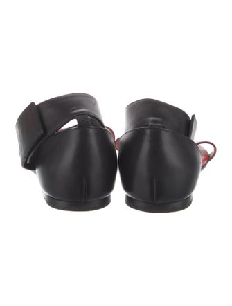 Chloé Leather Colorblock Pattern Sandals