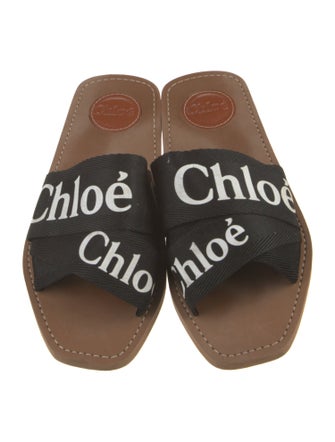 Chloé Canvas Printed Slides