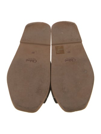 Chloé Canvas Printed Slides