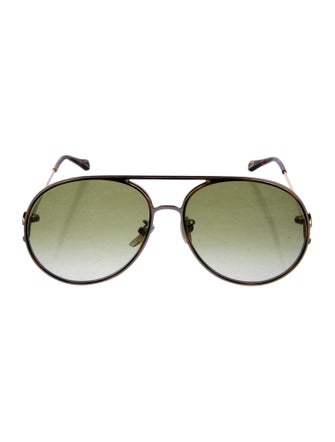 Chloé Aviator Gradient Sunglasses