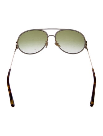 Chloé Aviator Gradient Sunglasses