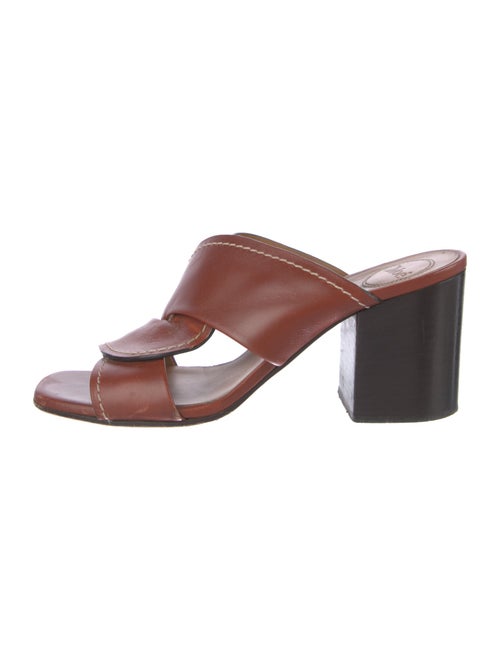 Chloé Leather Slides