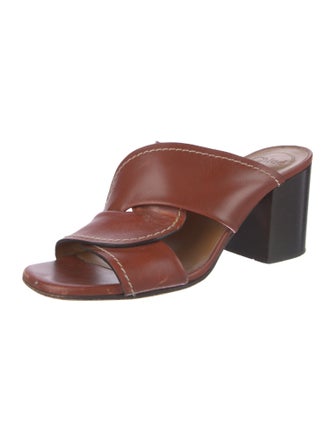 Chloé Leather Slides