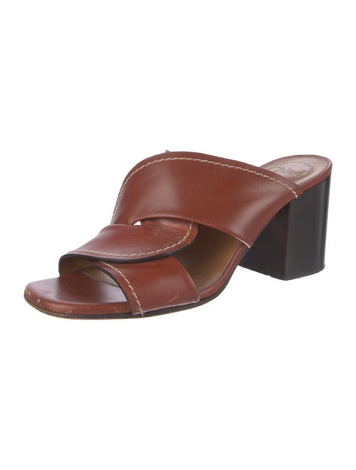 Chloé Leather Slides