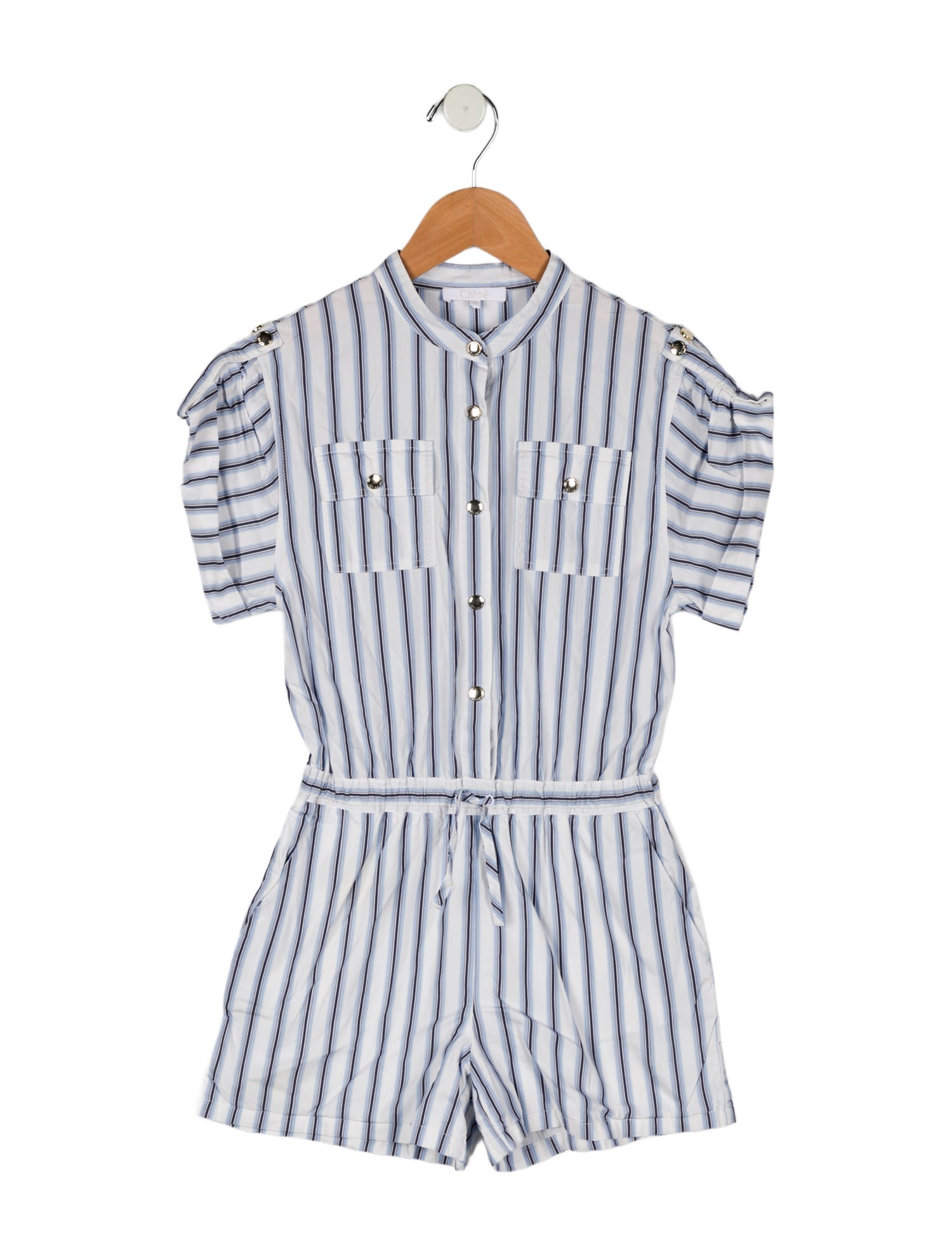 Chloé Girls' Short Sleeve Romper