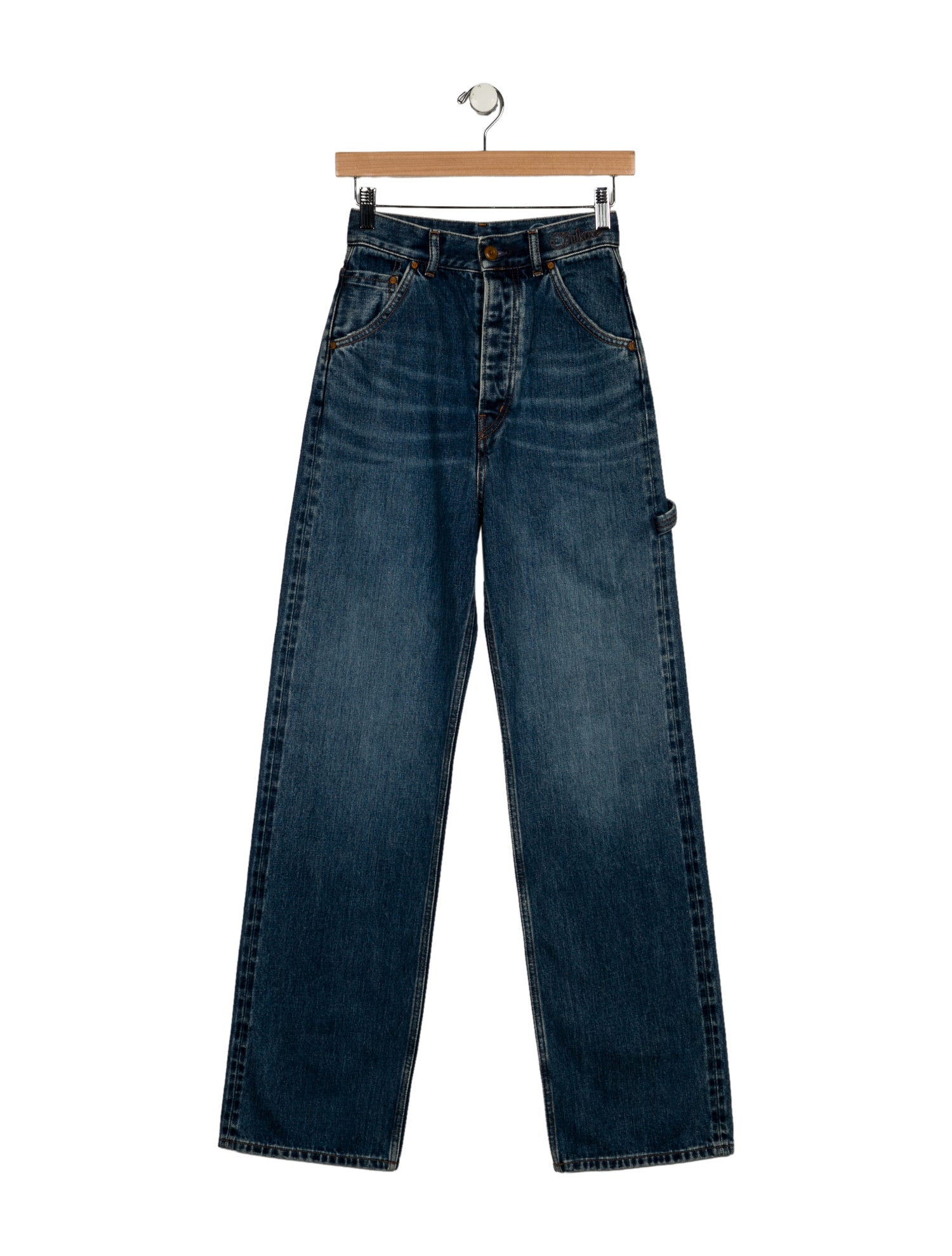 Chloé High-Rise Wide Leg Jeans