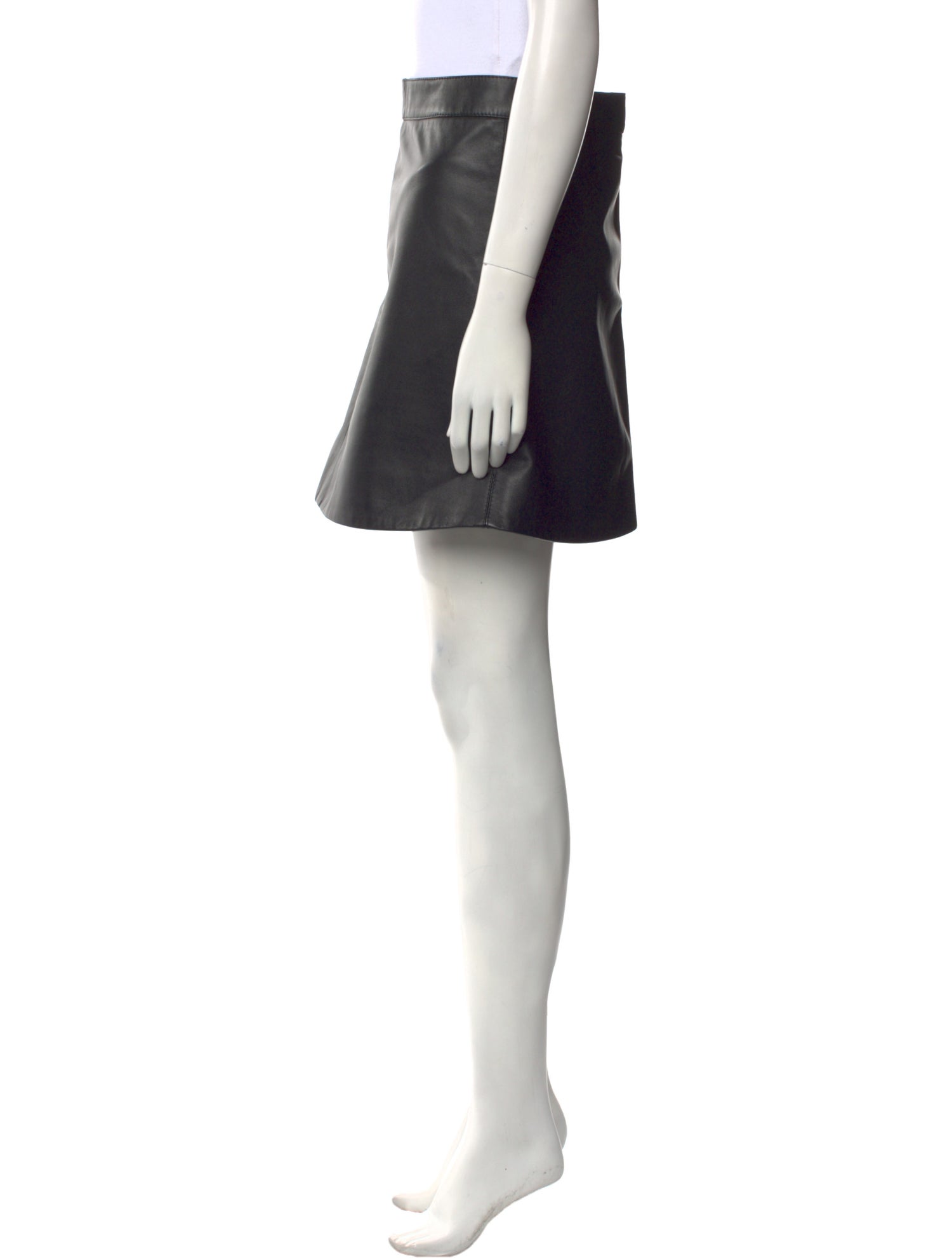 Chloé Lamb Leather Mini Skirt