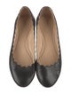 Chloé Leather Scalloped Accent Ballet Flats