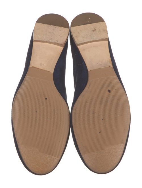 Chloé Suede Scalloped Accent Ballet Flats