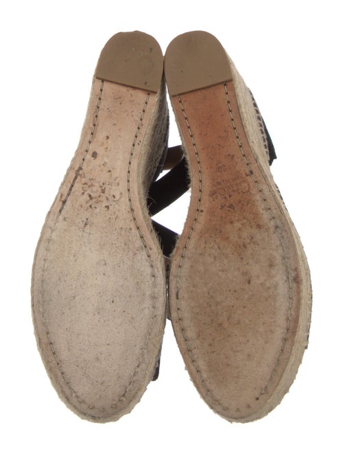 Chloé Suede Scalloped Accent Espadrilles