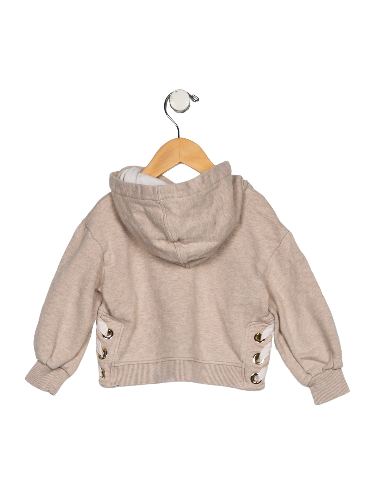 Chloé Girls' Solid Hooded Sweatshirt