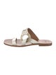Chloé Leather Studded Accents Slides