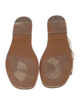 Chloé Leather Studded Accents Slides