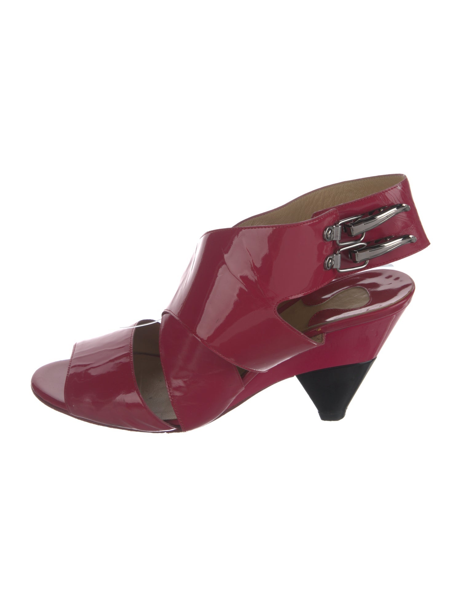 Chloé Patent Leather Slingback Pumps