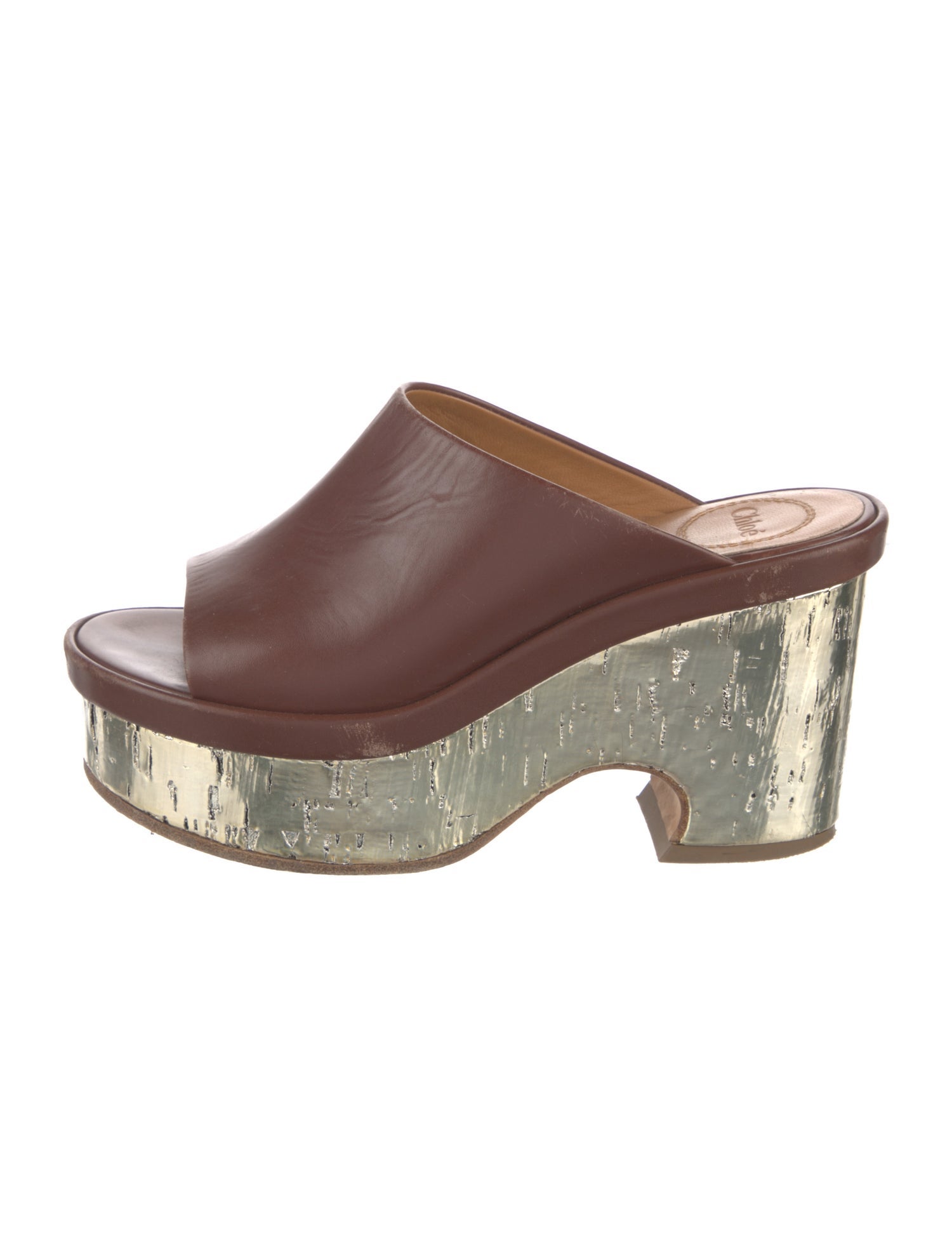 Chloé Leather Slides