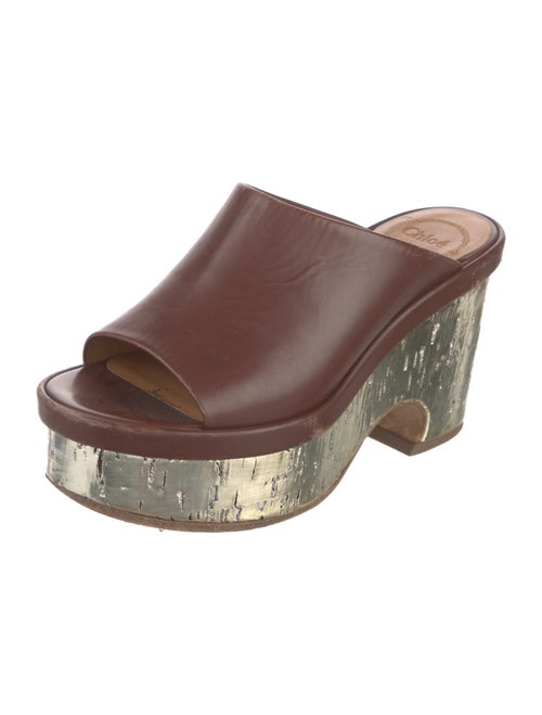 Chloé Leather Slides