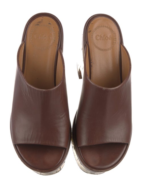 Chloé Leather Slides
