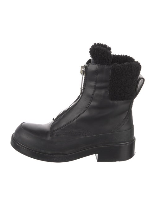 Chloé Leather Combat Boots